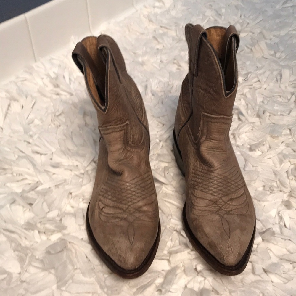 Frye cowboy booties